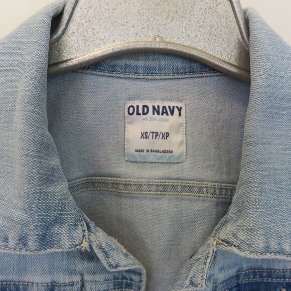 Light Blue Jean Vest Old Navy XS......................325 - Picture 7 of 11